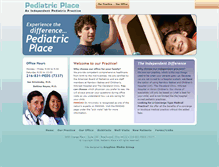 Tablet Screenshot of pediatricplace.net